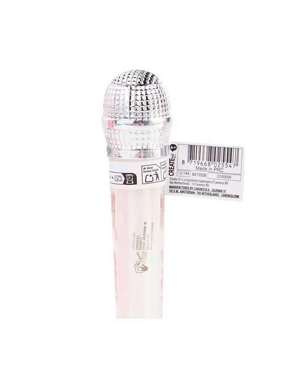 Lip Gloss Microfone Create it Siver