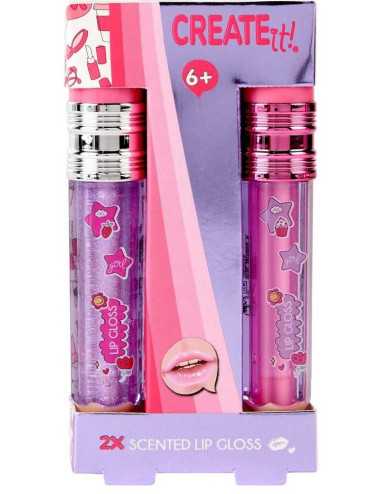 Lip Gloss Create it Σετ 2 Αρωματισμένα σε Σχήμα Μολυβιών