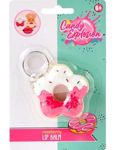 Lip Balm Μπρελόκ Create it Explosion Donut Raspberry