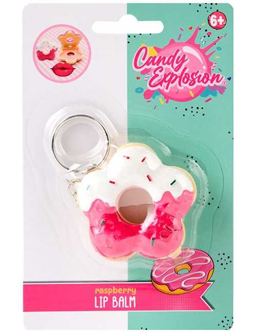 Lip Balm Μπρελόκ Create it Explosion Donut Raspberry