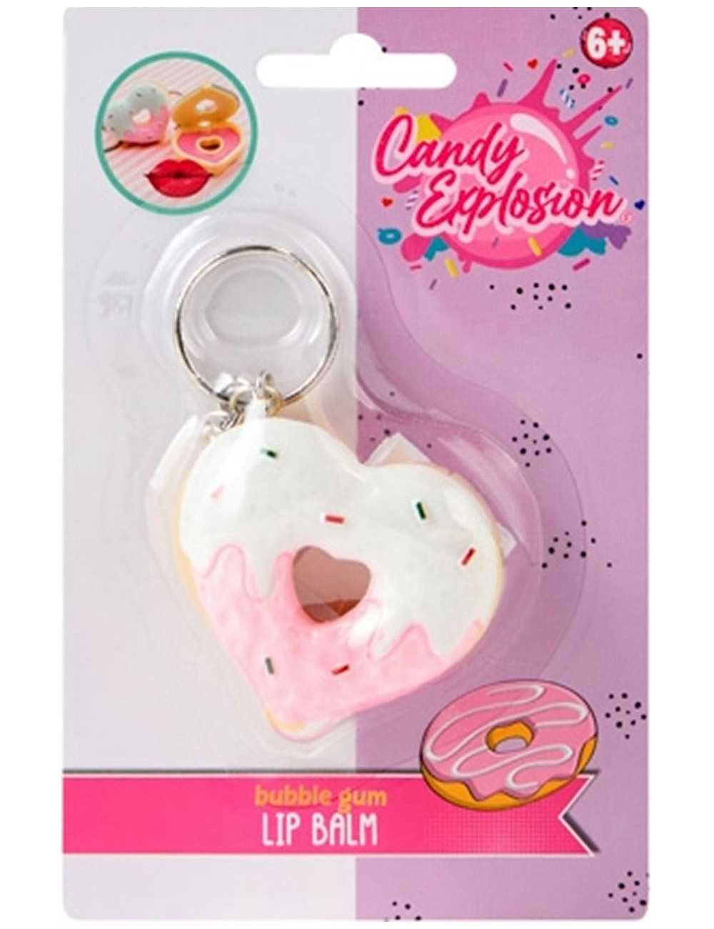 Lip Balm Μπρελόκ Create it Explosion Donut Bubble Gum