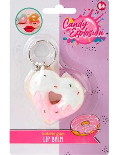 Lip Balm Μπρελόκ Create it Explosion Donut Bubble Gum