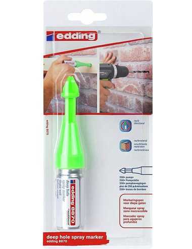 Μαρκαδόρος Edding 8870 Deep Hole Spray Πράσινο