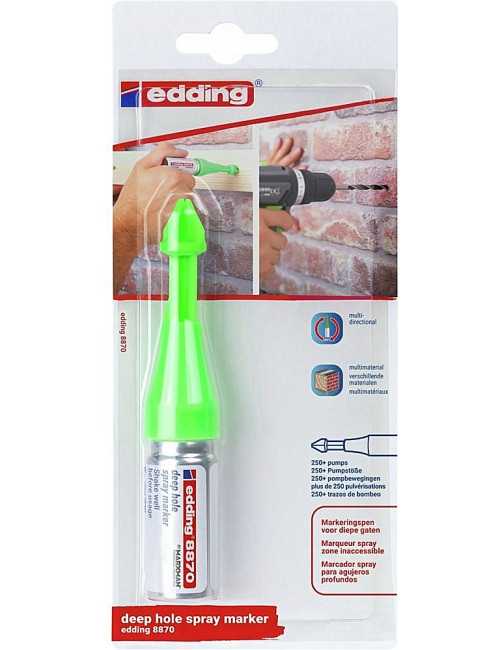Μαρκαδόρος Edding 8870 Deep Hole Spray Πράσινο