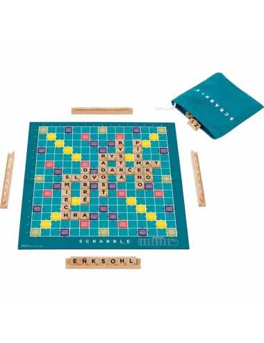 Επιτραπέζιο Mattel Scrabble 2 σε 1 με Ξύλινα Γράμματα