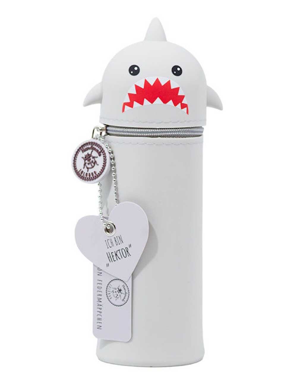 Κασετίνα Μολυβοθήκη Σιλικόνης Lulubug Shark Hektor