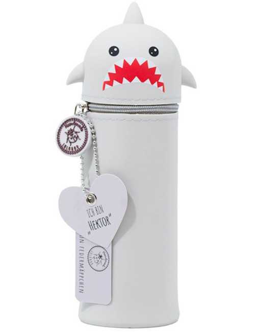 Κασετίνα Μολυβοθήκη Σιλικόνης Lulubug Shark Hektor