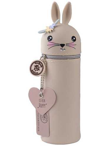 Κασετίνα Μολυβοθήκη Σιλικόνης Lulubug Rabbit Hoppy