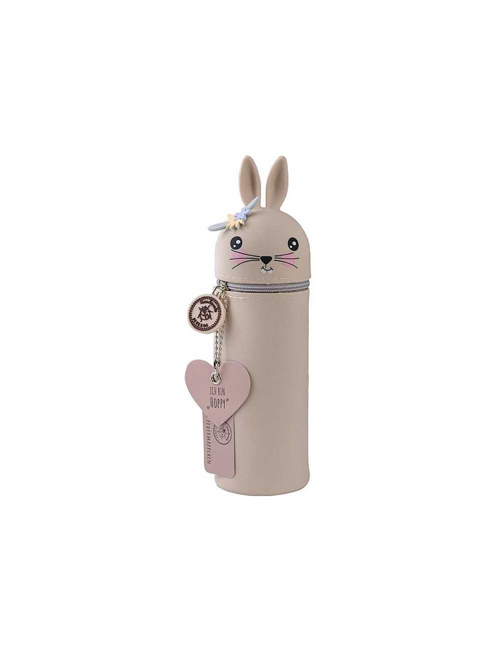 Κασετίνα Μολυβοθήκη Σιλικόνης Lulubug Rabbit Hoppy
