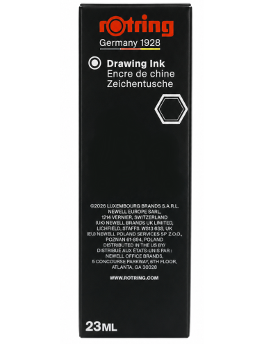 Μελάνι Rotring Drawing Ιnk Bottles 23ml Black