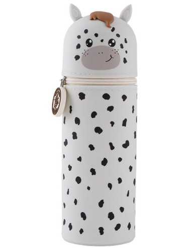 Κασετίνα Μολυβοθήκη Σιλικόνης Lulubug Dapple Gray Horse Flecky