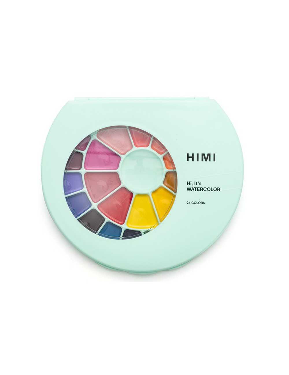 Νερομπογιές Υγρες Himi 24χ Watercolour Green Case