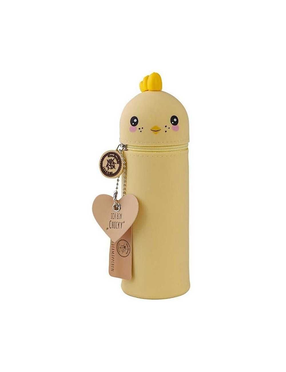 Κασετίνα Μολυβοθήκη Σιλικόνης Lulubug Chicken Chicky