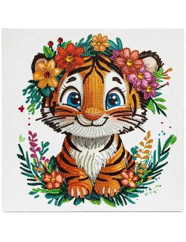 Κάδρο με Ψηφίδα Diamond Dotz 30Χ30cm Flower Cube