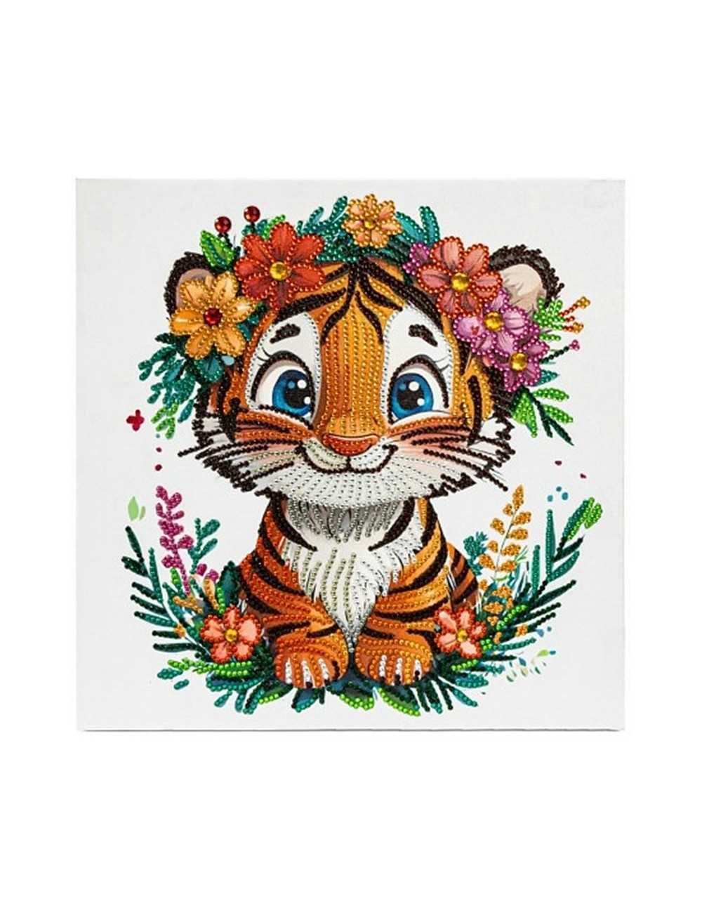 Κάδρο με Ψηφίδα Diamond Dotz 30Χ30cm Flower Cube