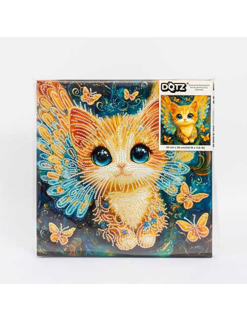 Κάδρο με Ψηφίδα Diamond Dotz 30Χ30cm Kitten Angel