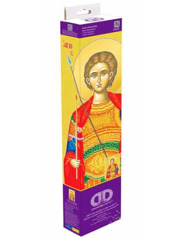 Καμβάς Ψηφιδωτό Diamond Dotz 37x52cm Άγιος Φανούριος