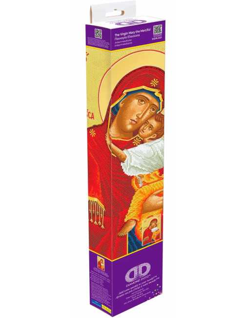 Καμβάς Ψηφιδωτό Diamond Dotz 37x52cm Παναγία η Ελεούσα