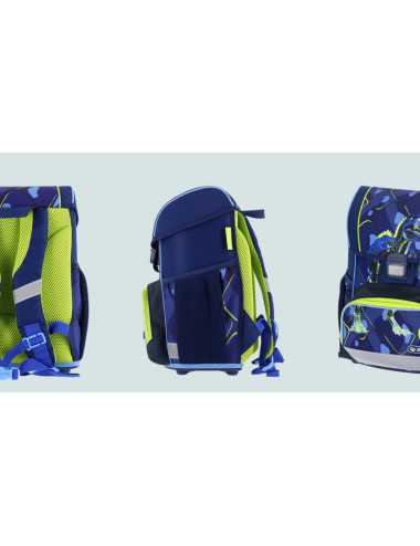 Σχολική Τσάντα Herlitz Loop Plus 4σε 1 T-Rex Explorer