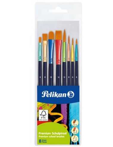 Πινέλα Σετ Pelikan 8τ Π6-8-12 Σ4-6-8-12