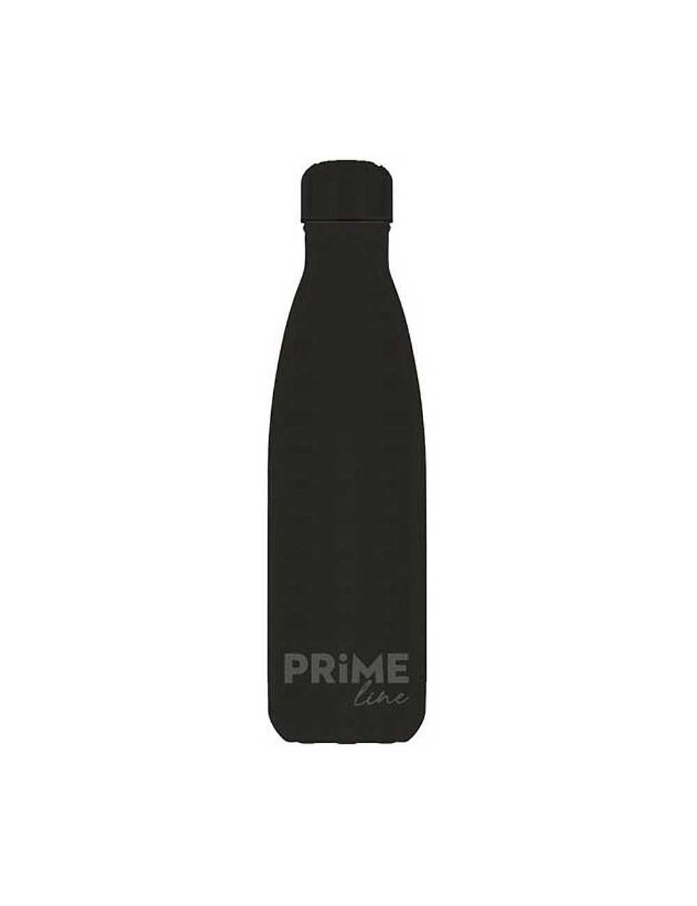 Θερμός 500ml PrimeLine Ανοξείδωτος Black