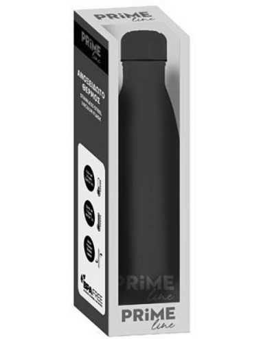 Θερμός 500ml PrimeLine Ανοξείδωτος Black