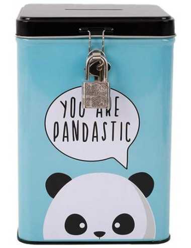 Κουμπαράς Με Κλειδί Total Gift Xl Panda