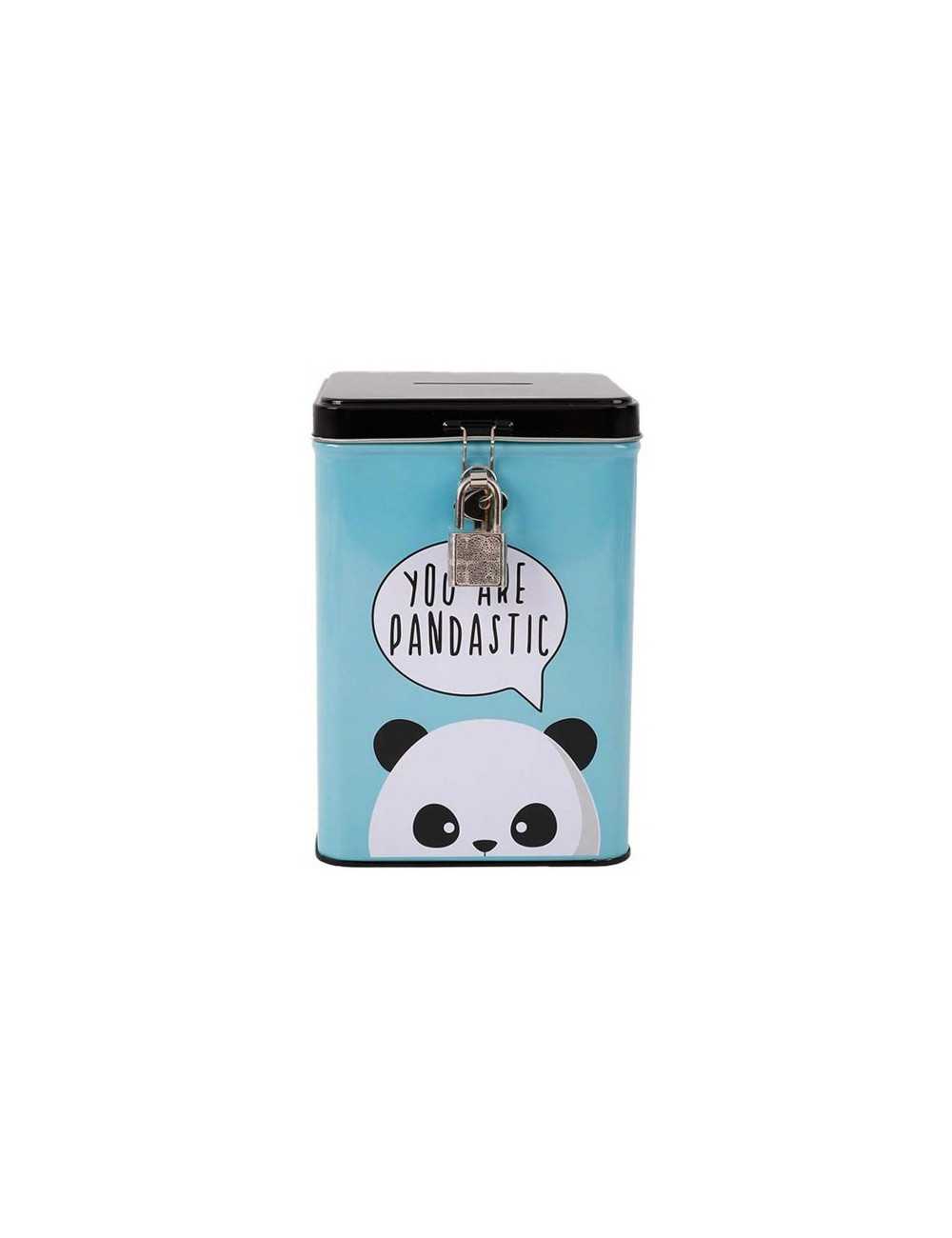 Κουμπαράς Με Κλειδί Total Gift Xl Panda
