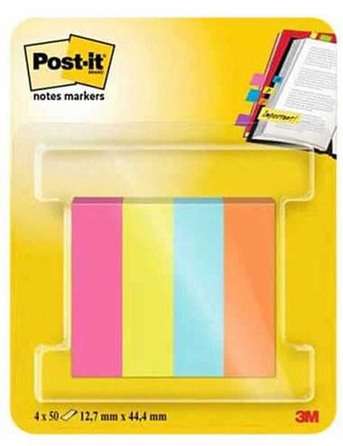 Σελιδοδείκτες 3M Post-It Poptimistic 12.7x44.4mm 4χρ 200φ