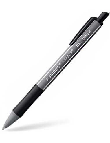 Στυλό Stabilo 6033/1-41 Pointball Colorful Ballpoint 0.5 Μαυρο