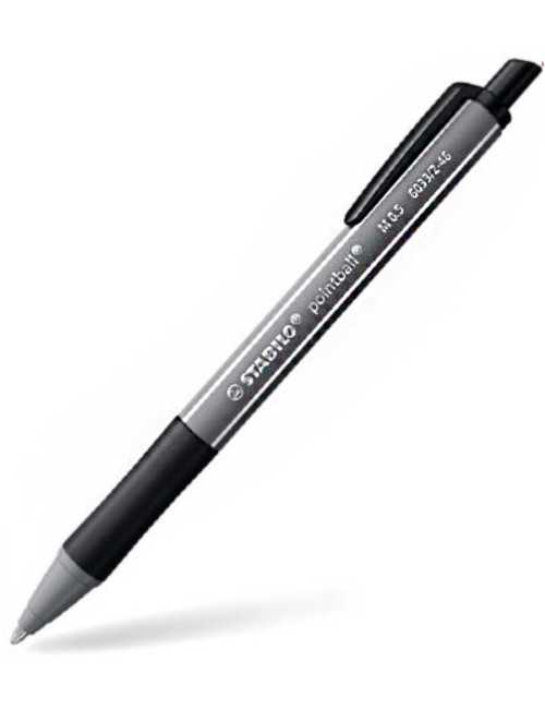 Στυλό Stabilo 6033/1-41 Pointball Colorful Ballpoint 0.5 Μαυρο