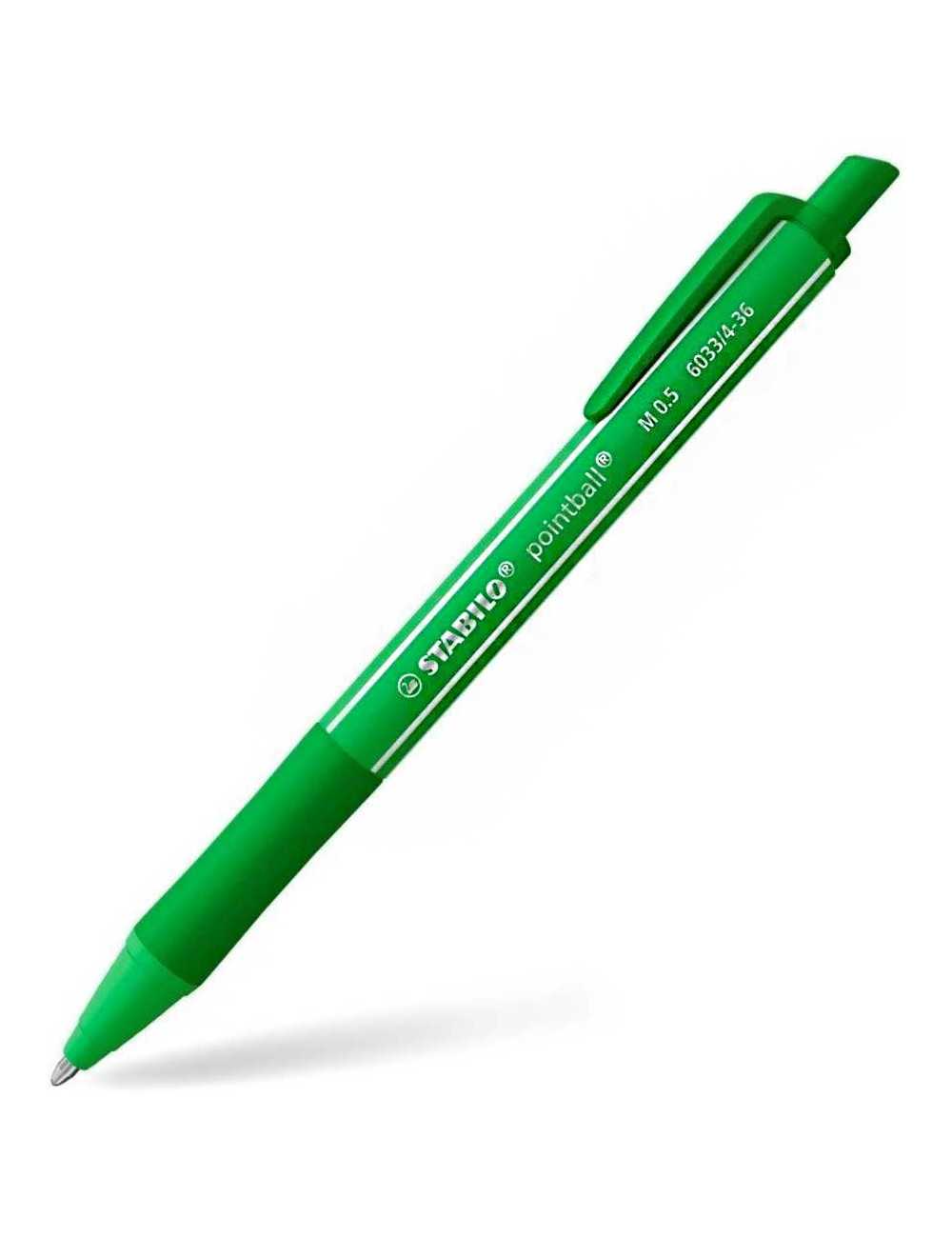 Στυλό Stabilo 6033/1-41 Pointball Colorful Ballpoint 0.5 Πράσινο