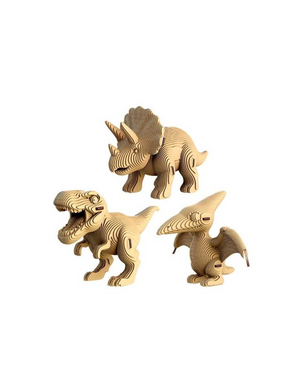 Παζλ 3D Cartonic Dino Trio