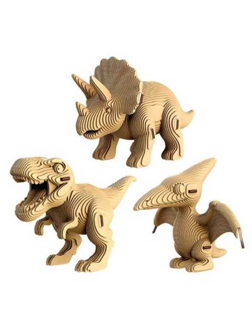 Παζλ 3D Cartonic Dino Trio