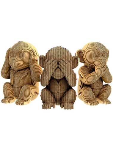 Παζλ 3D Cartonic Monkeys Trio