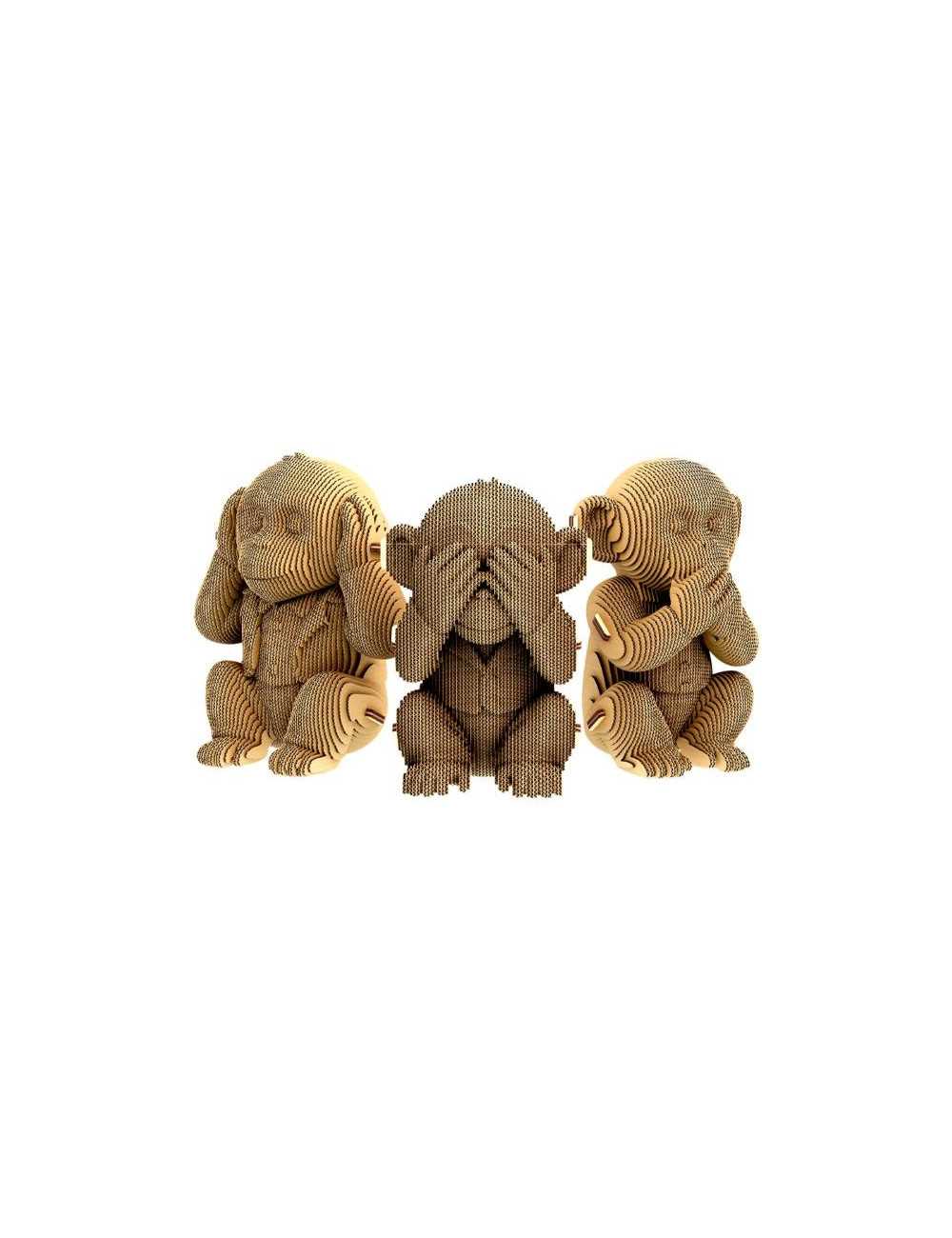 Παζλ 3D Cartonic Monkeys Trio