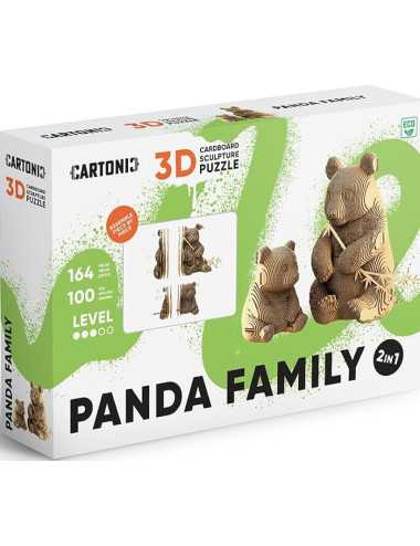 Παζλ 3D Cartonic Panda Family