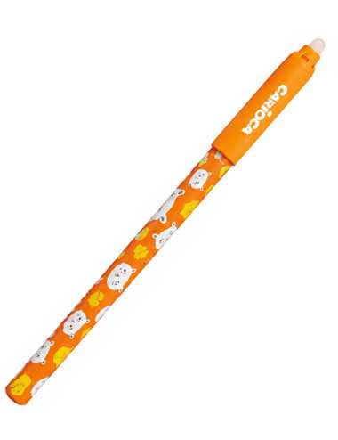 Στυλό Carioca Oops Easy Erasable 0.7 που Σβήνει Wild Πορτοκαλί