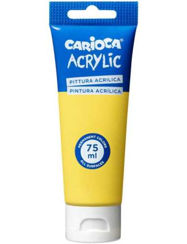 Ακρυλικό Χρώμα Carioca 75ml 12 Lemon Yellow