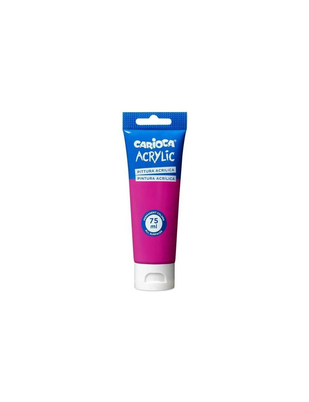 Ακρυλικό Χρώμα Carioca 75ml 04 Magenta