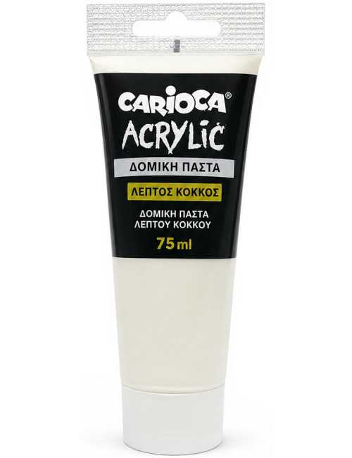 Ακρυλική Πάστα Carioca 75ml White