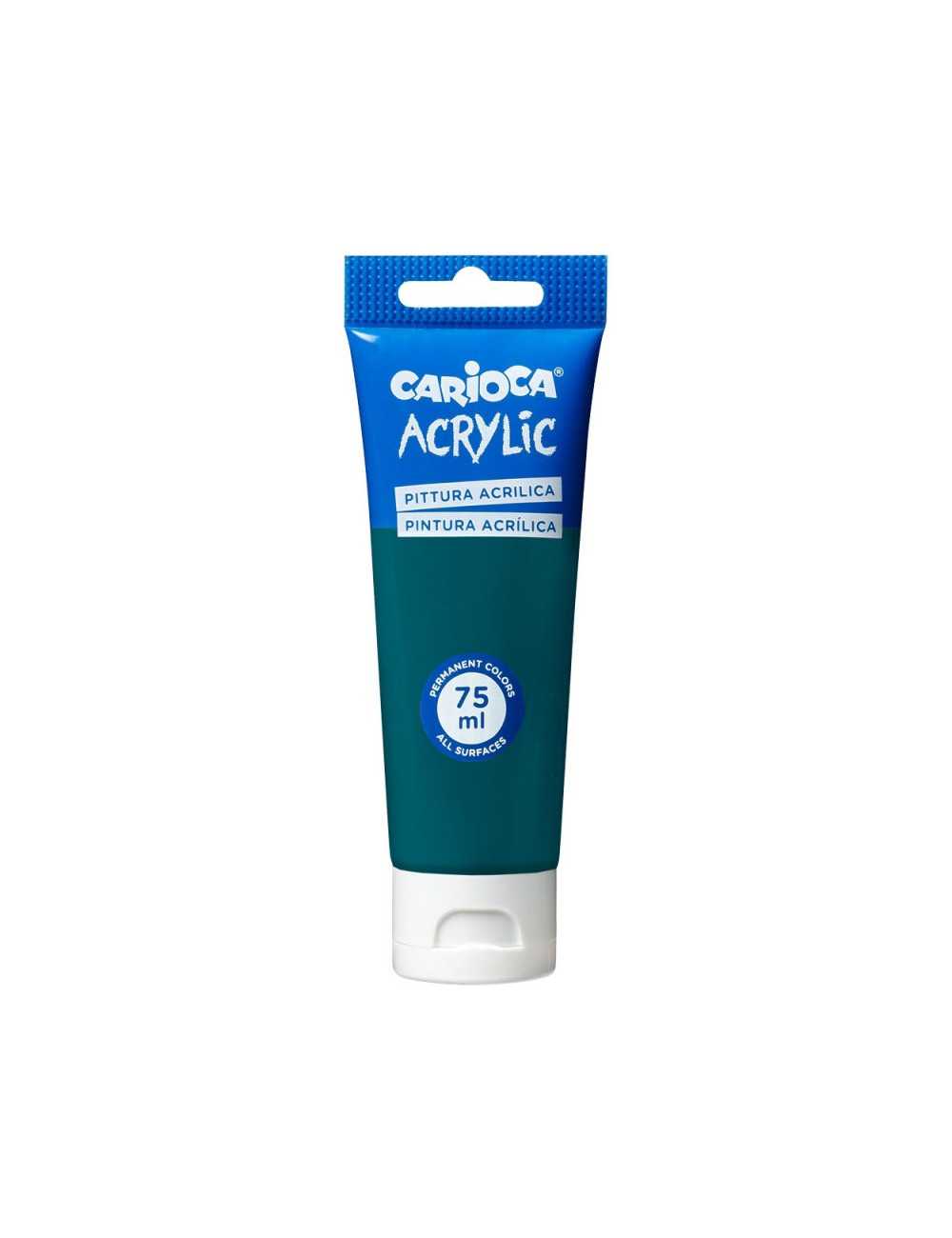 Ακρυλικό Χρώμα Carioca 75ml 15 Emerald Green