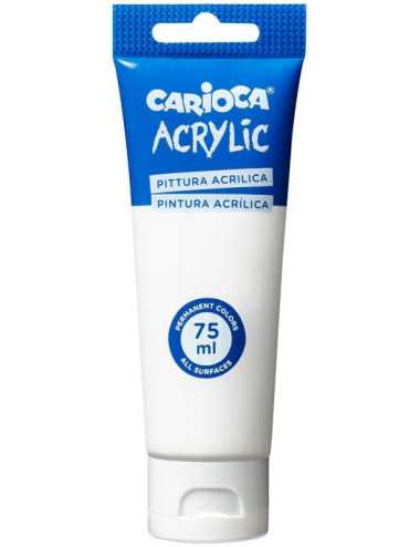 Ακρυλικό Χρώμα Carioca 75ml 01 White