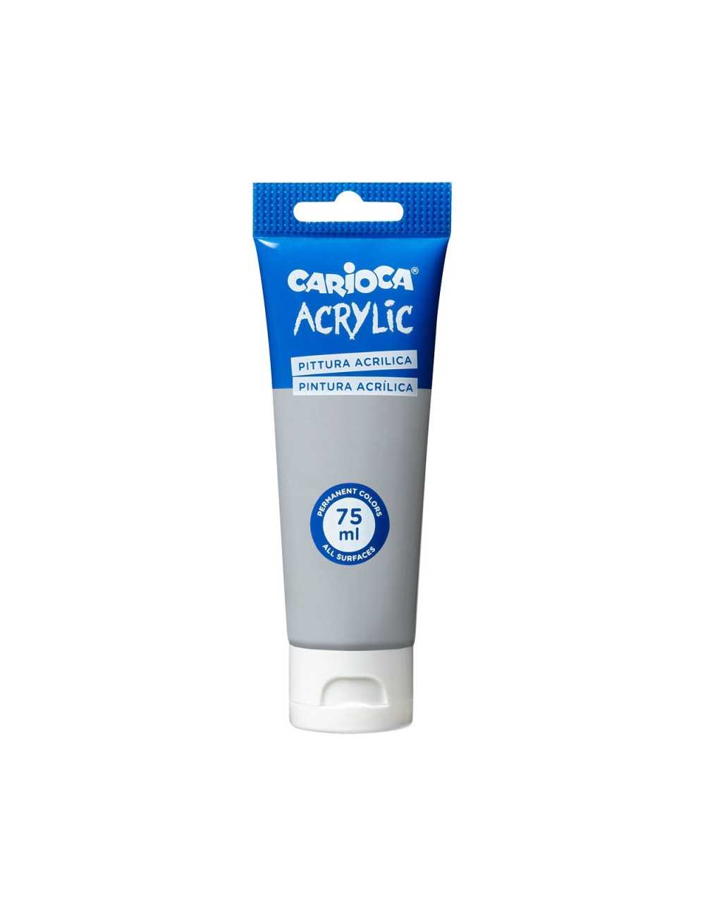 Ακρυλικό Χρώμα Carioca 75ml 20 Silver