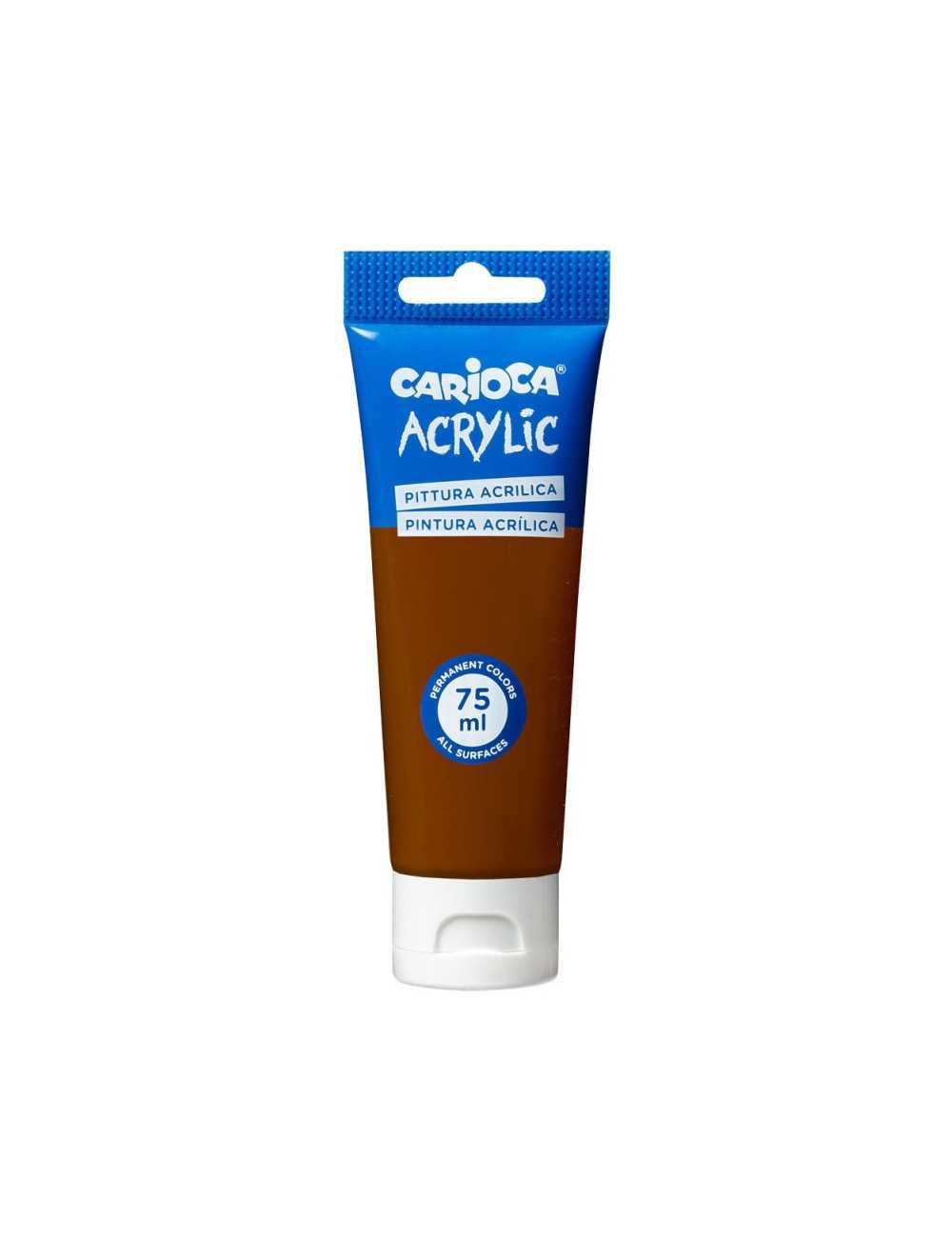 Ακρυλικό Χρώμα Carioca 75ml 06 Brown