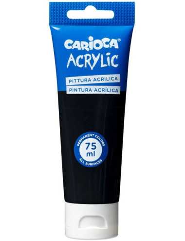 Ακρυλικό Χρώμα Carioca 75ml 02 Black