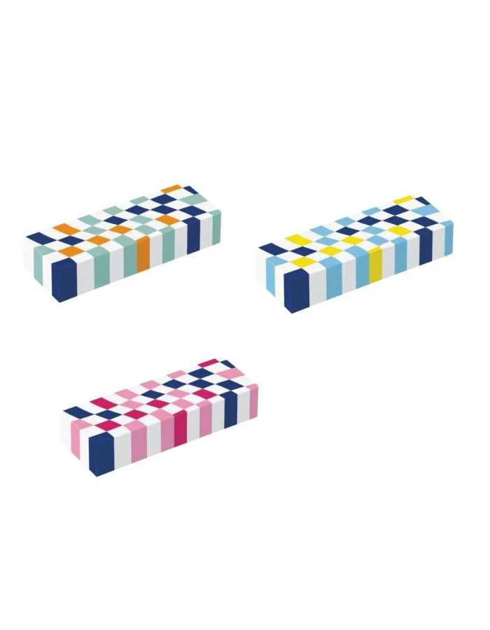 Γόμα Maped Illusion 3 Πολύχρωμα Καρό Σχέδια