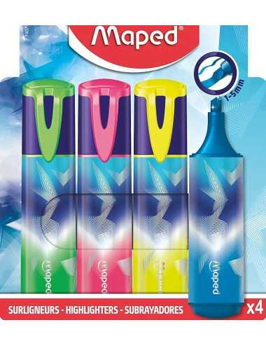 Μαρκαδόροι Maped Υπογράμμισης Arcticl 4τ