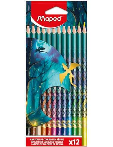 Ξυλομπογιές Maped 12χρ ColorPeps Dragon