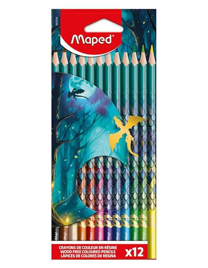 Ξυλομπογιές Maped 12χρ ColorPeps Dragon